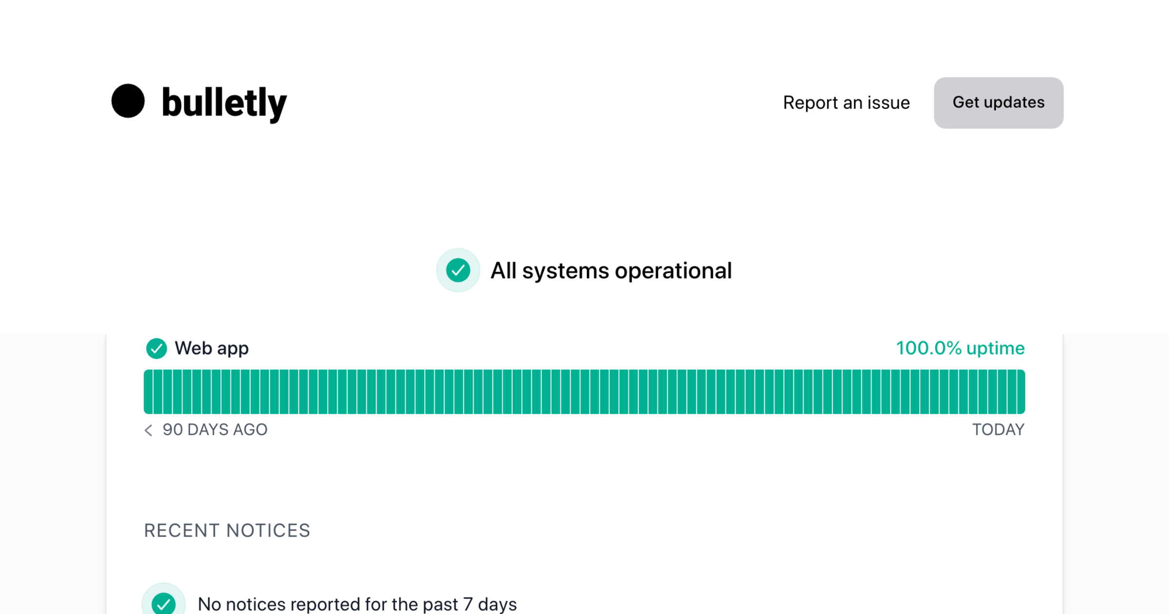 Get updates by Microsoft Teams Bulletly Status